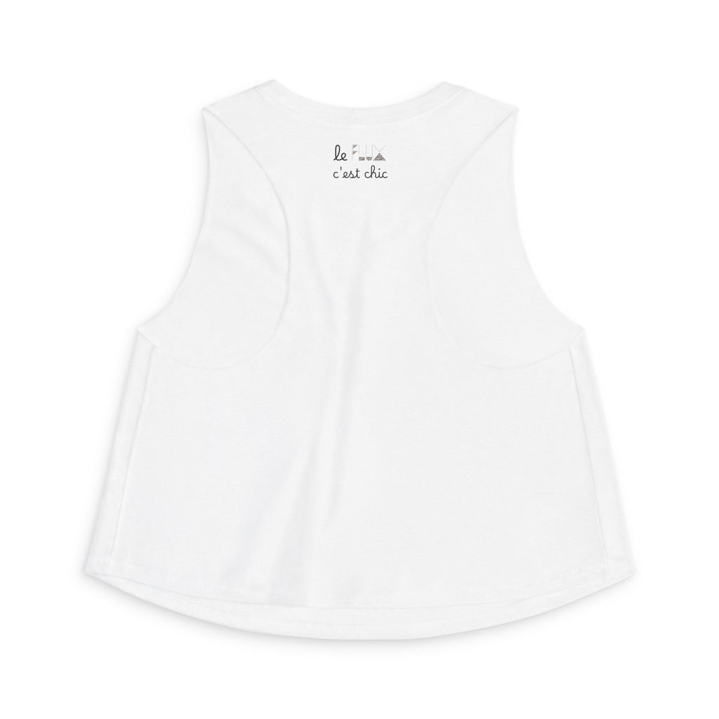 Leopard Face Crop Top — Women's Graphic Animal Print Tank