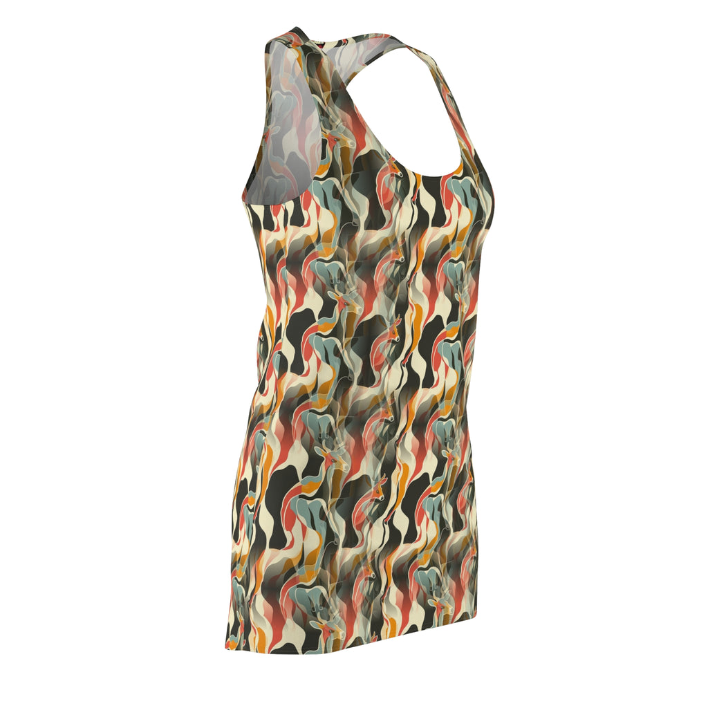 Deer in the Waves Racerback Dress — All-Over Print