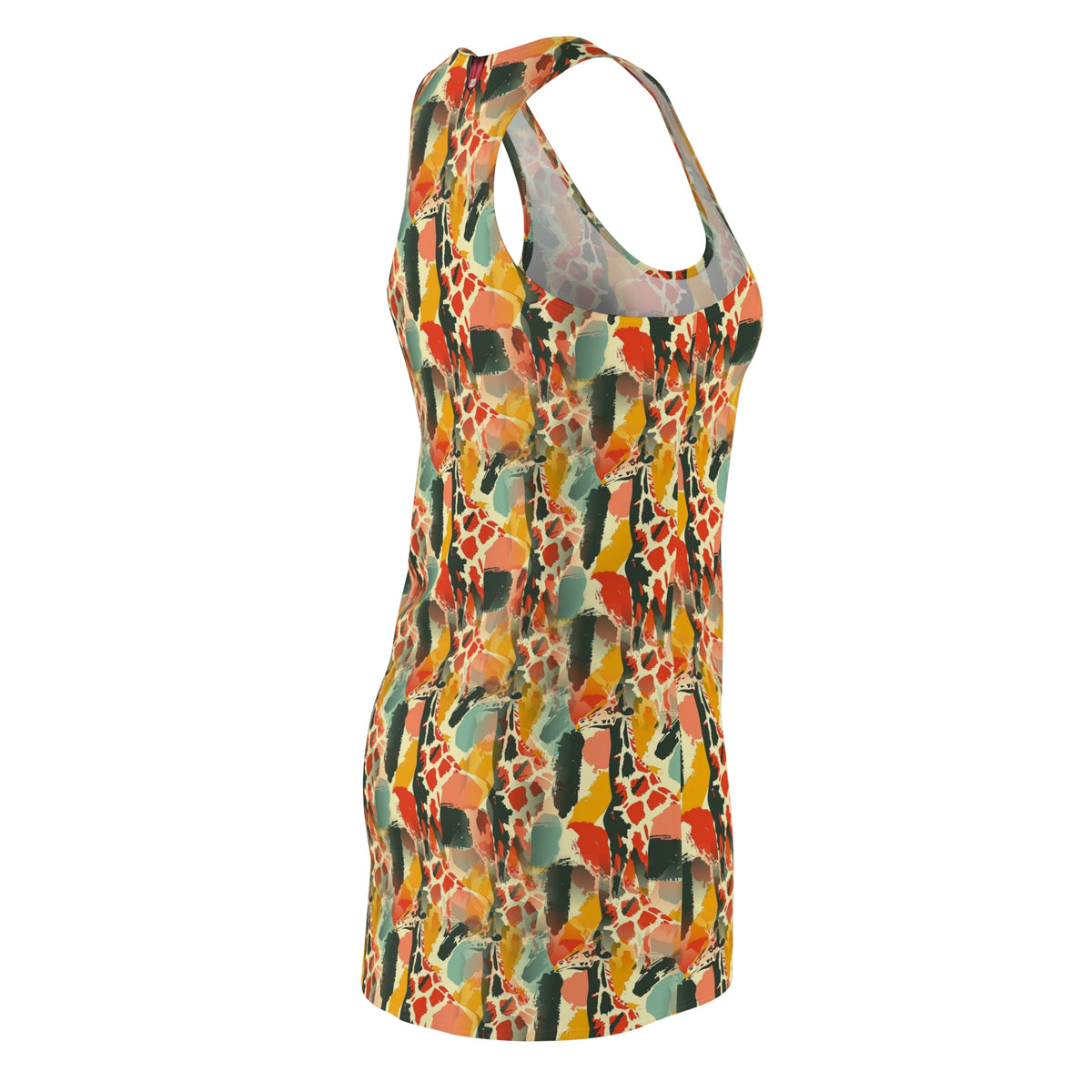 Giraffe Riot Racerback Dress — All-Over Print