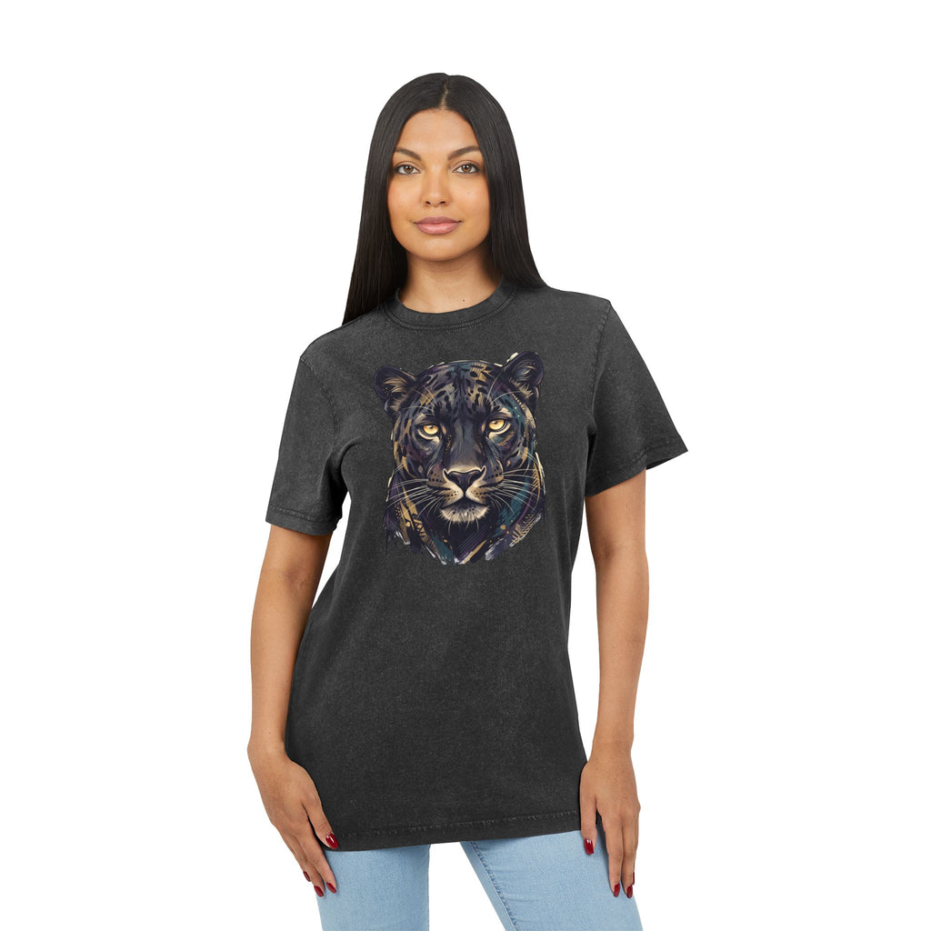 Acid-Wash Panther Tee — 'Party Animal Sanctuary' Vintage Graphic T-Shirt