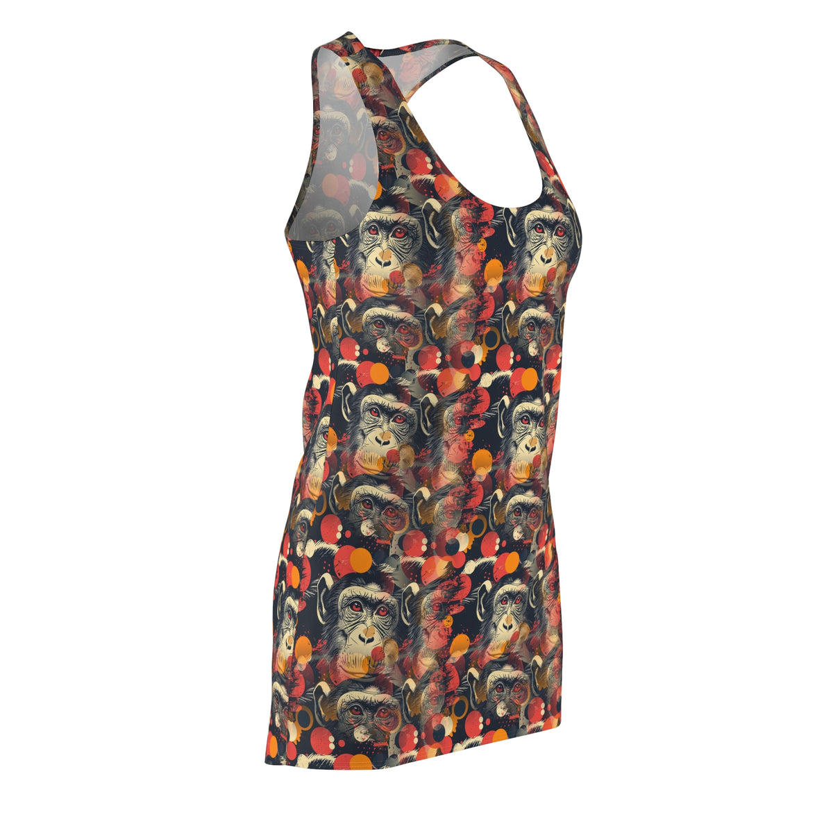 Monkey Business Racerback Dress — All-Over Print