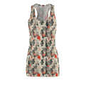 Ink City Japanese Fluxy Racerback Dress — Sumi-e All-Over Print