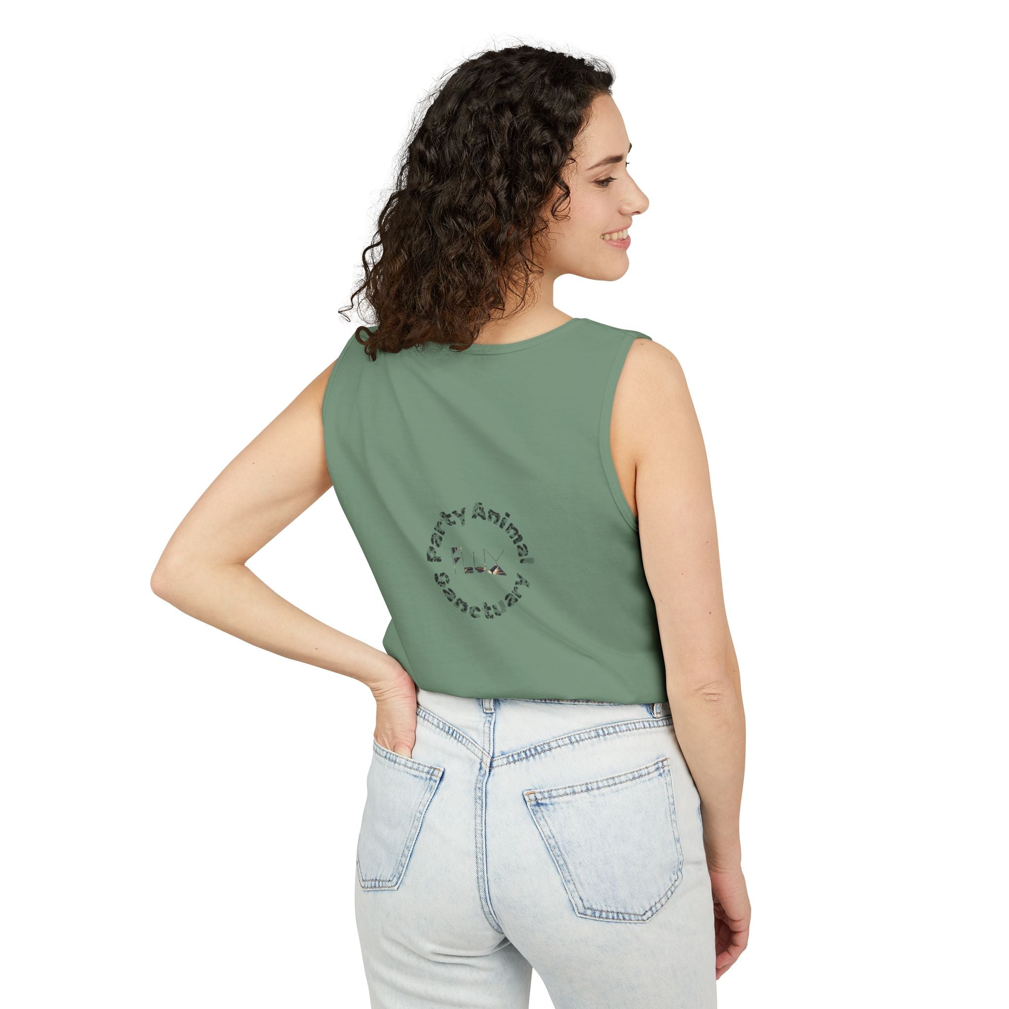 Panther Face Tank Top — FLUX The Party Animal Sanctuary