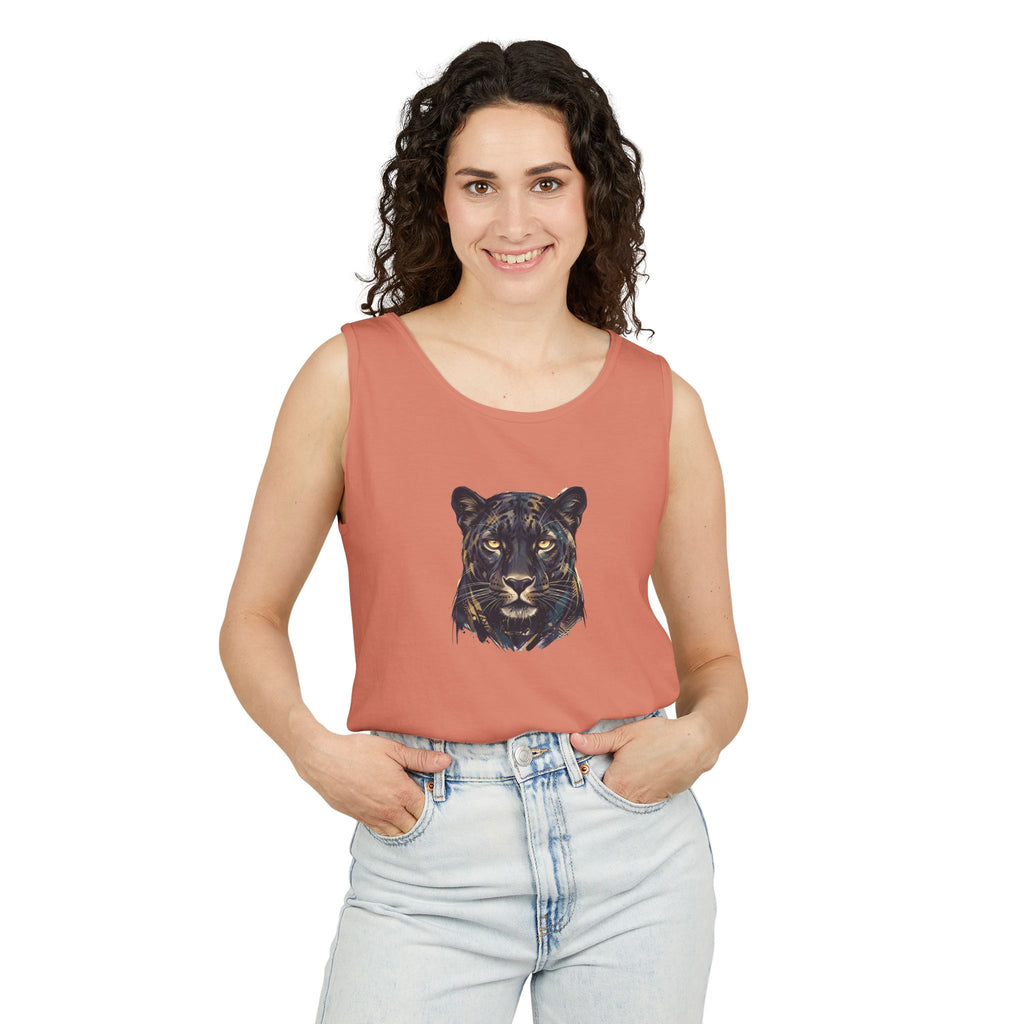 Panther Face Tank Top — FLUX The Party Animal Sanctuary
