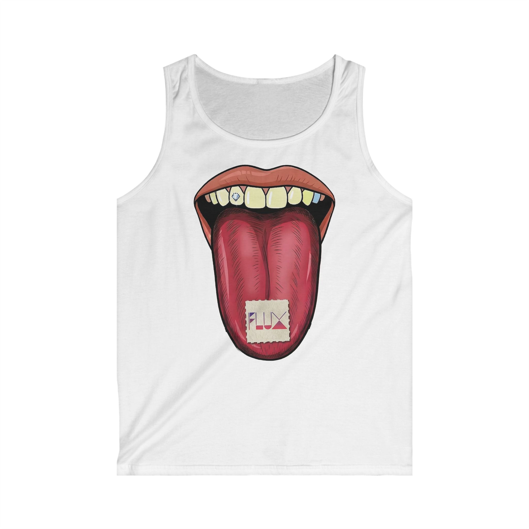 Psychedelic Tongue Tank Top — 'Unisex Fluxedelic Tank Top