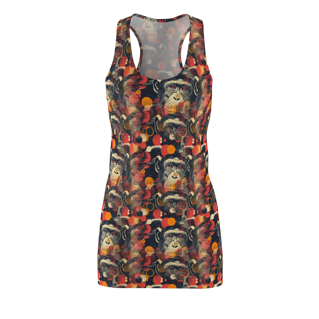 Monkey Business Racerback Dress — All-Over Print
