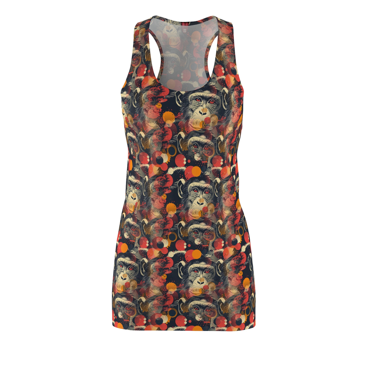 Monkey Business Racerback Dress — All-Over Print