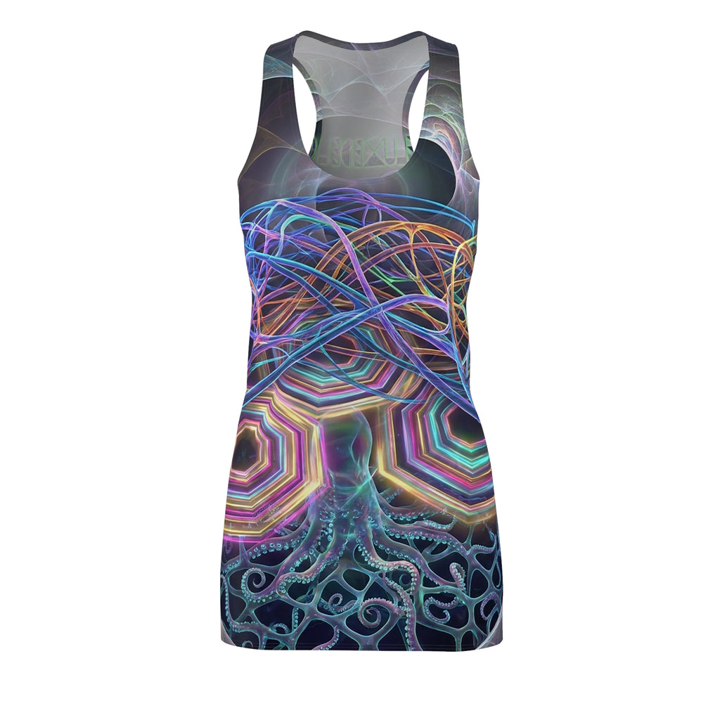 Psychedelic Octopus Racerback Dress — Fluxedelic Collection