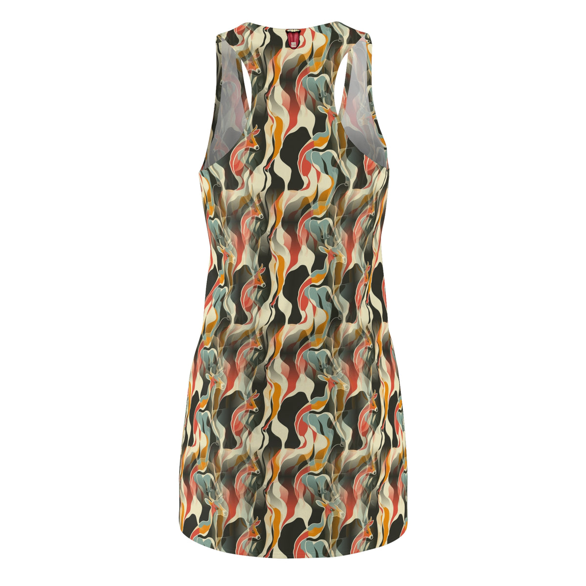Deer in the Waves Racerback Dress — All-Over Print