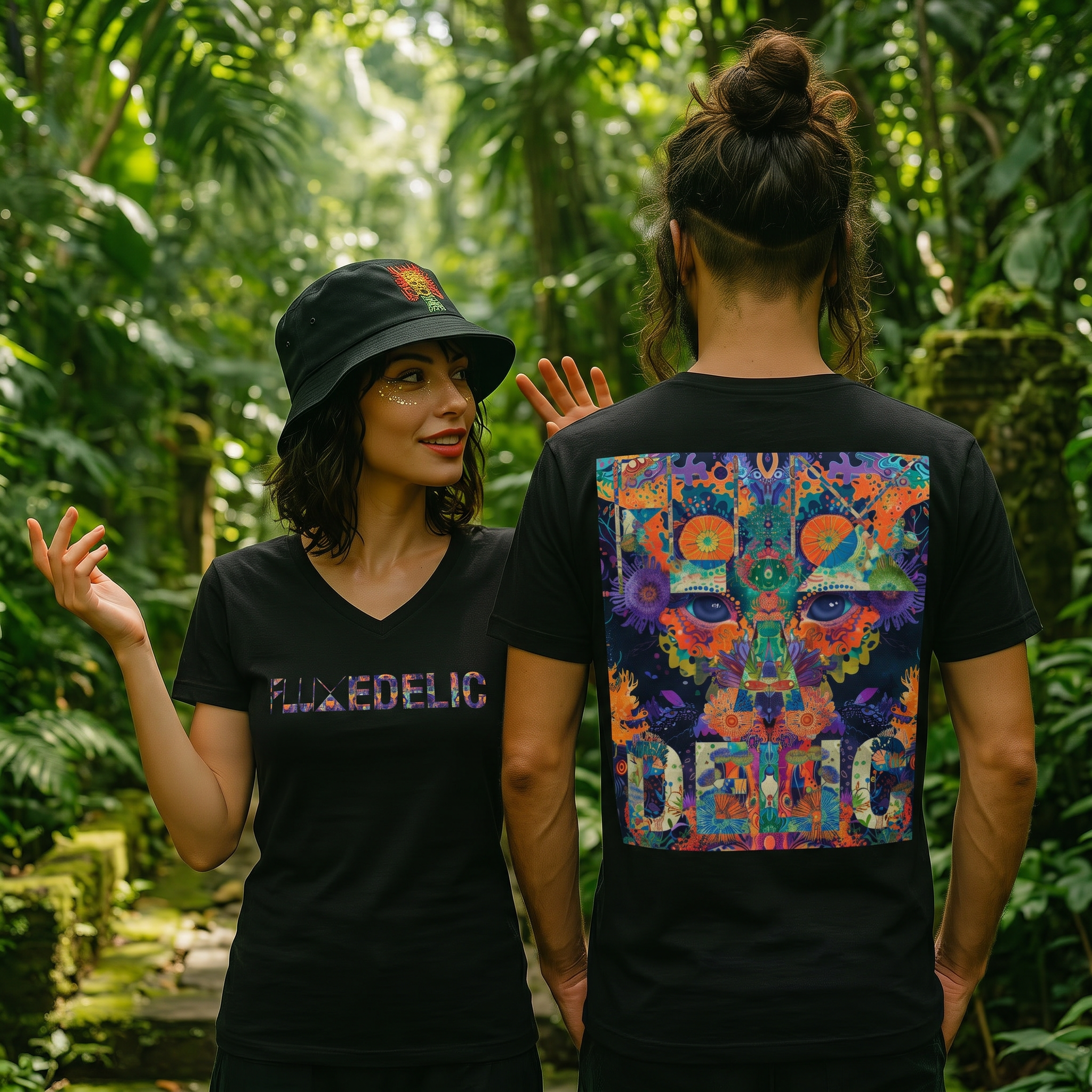 Fluxedelic V-Neck Tee