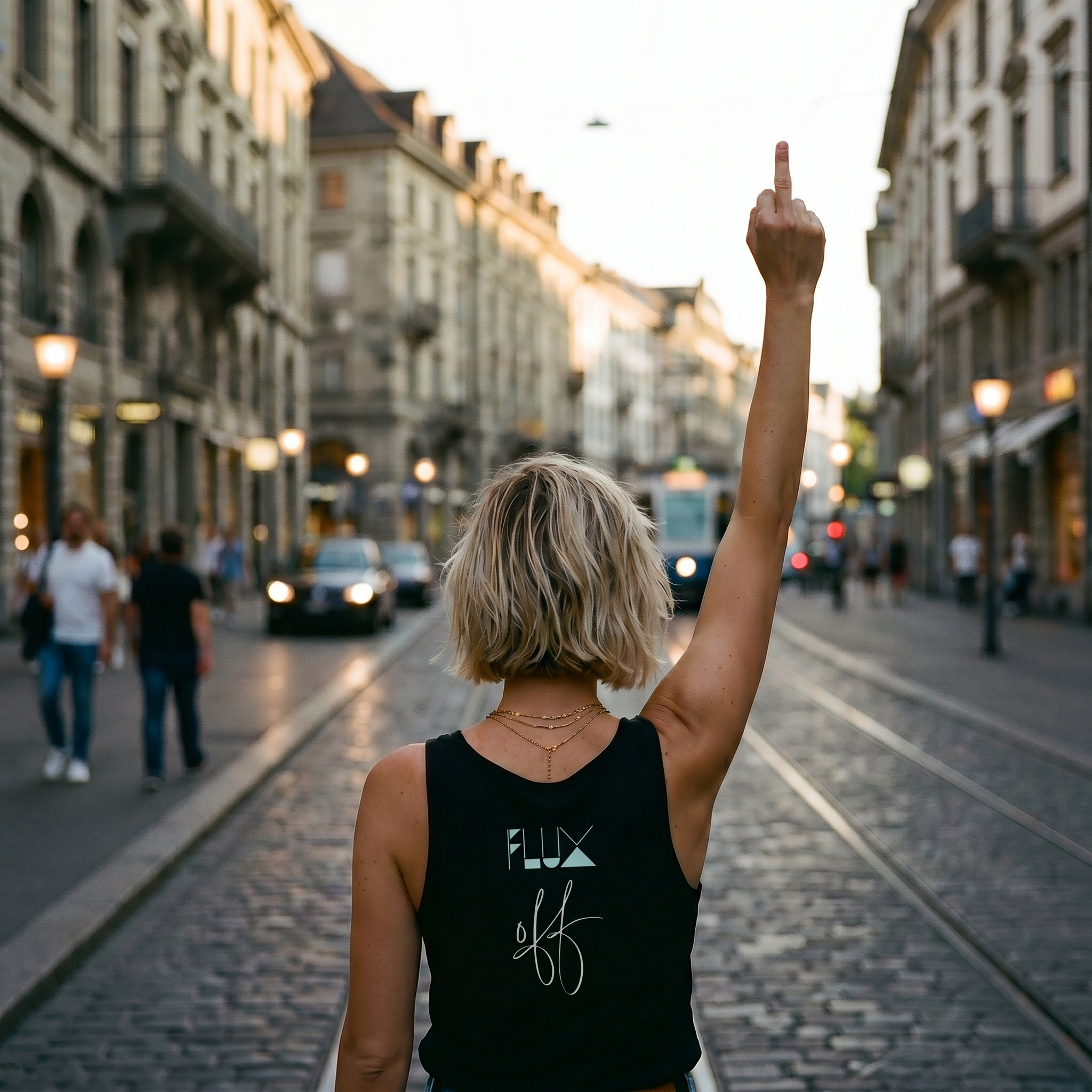 Flux on - Flux off. Fluxible Tank Top