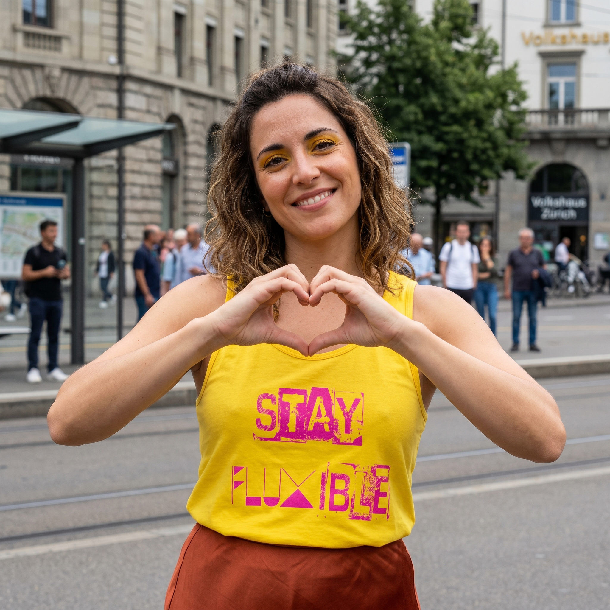 Stay FLUXIBLE Unisex Tanktop.