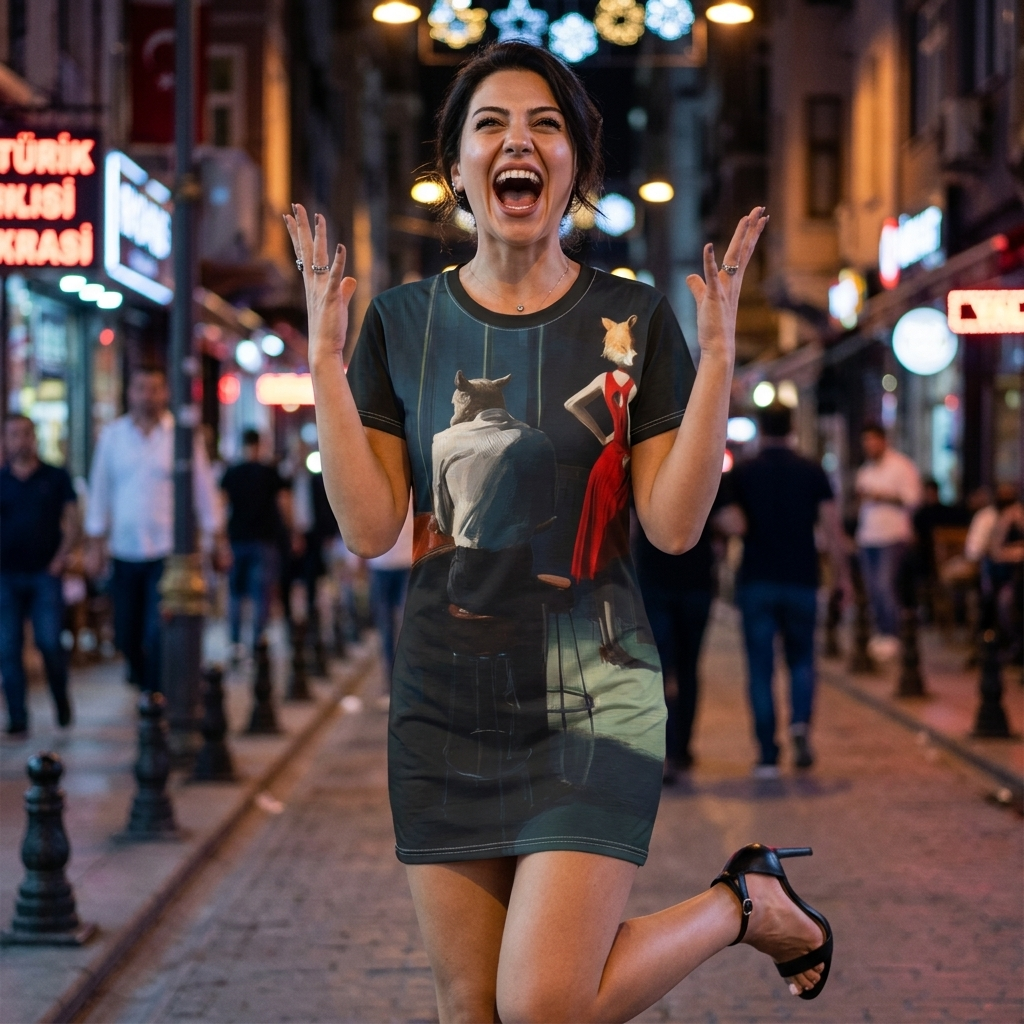 Party Animals by Flux - T-Shirt Dress