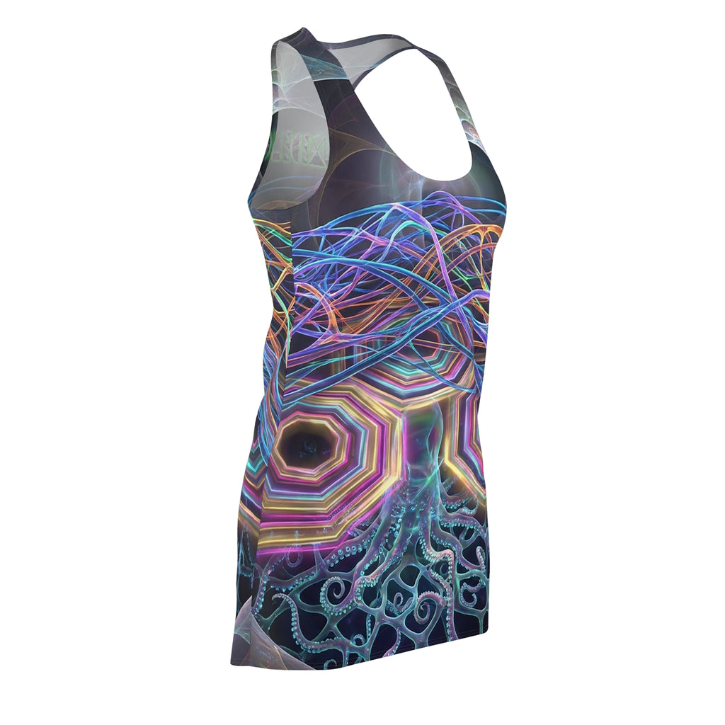 Psychedelic Octopus Racerback Dress — Fluxedelic Collection