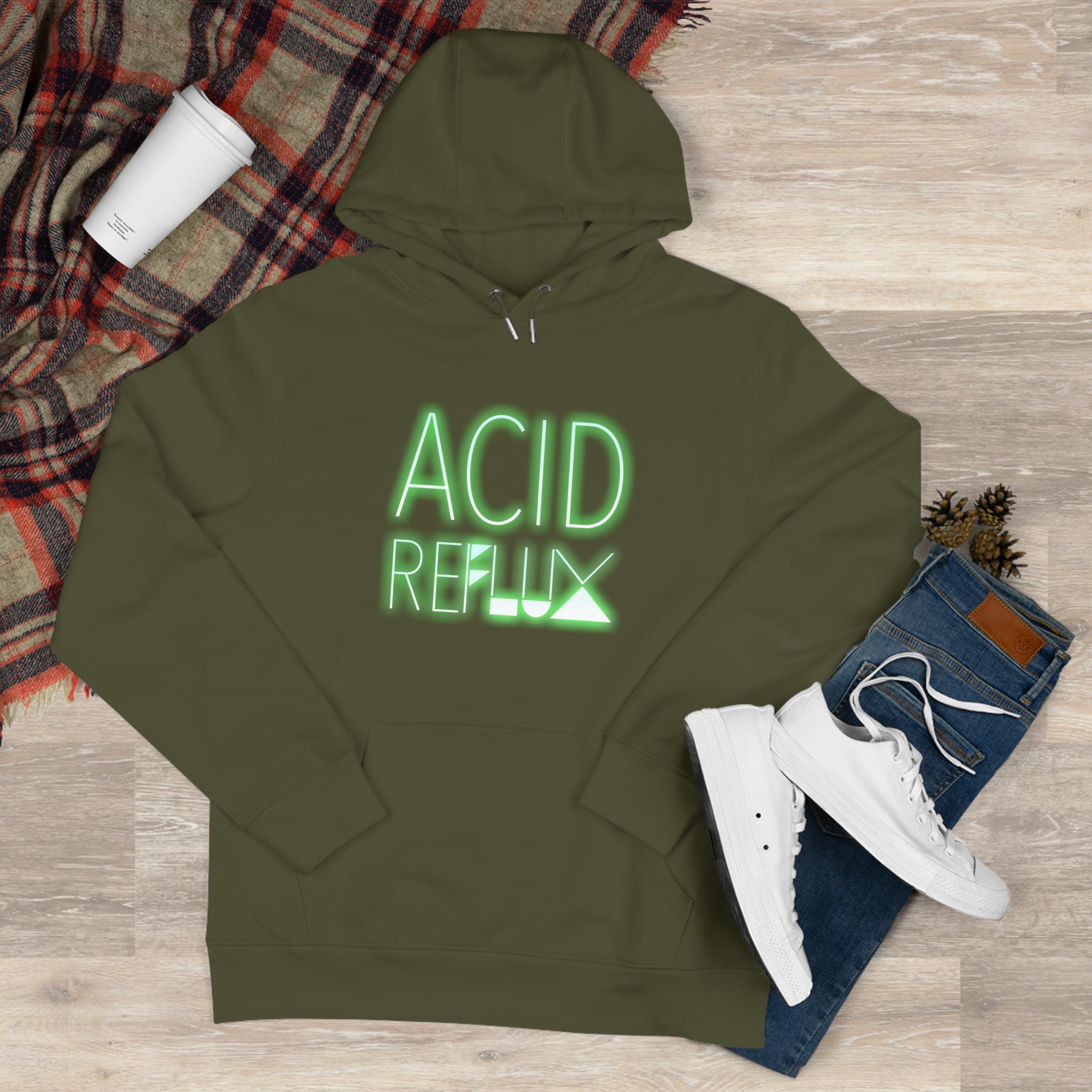 ACID Reflux Neon Hoodie