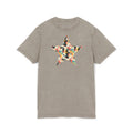 Acid Wash Star Tee — 'Party Animal Sanctuary' Graphic Cotton T-Shirt