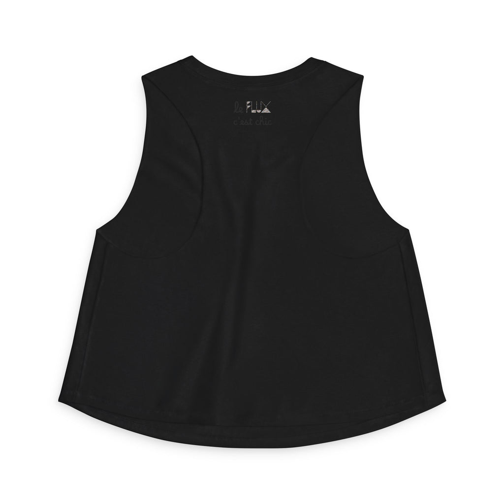 Leopard Face Crop Top — Women's Graphic Animal Print Tank