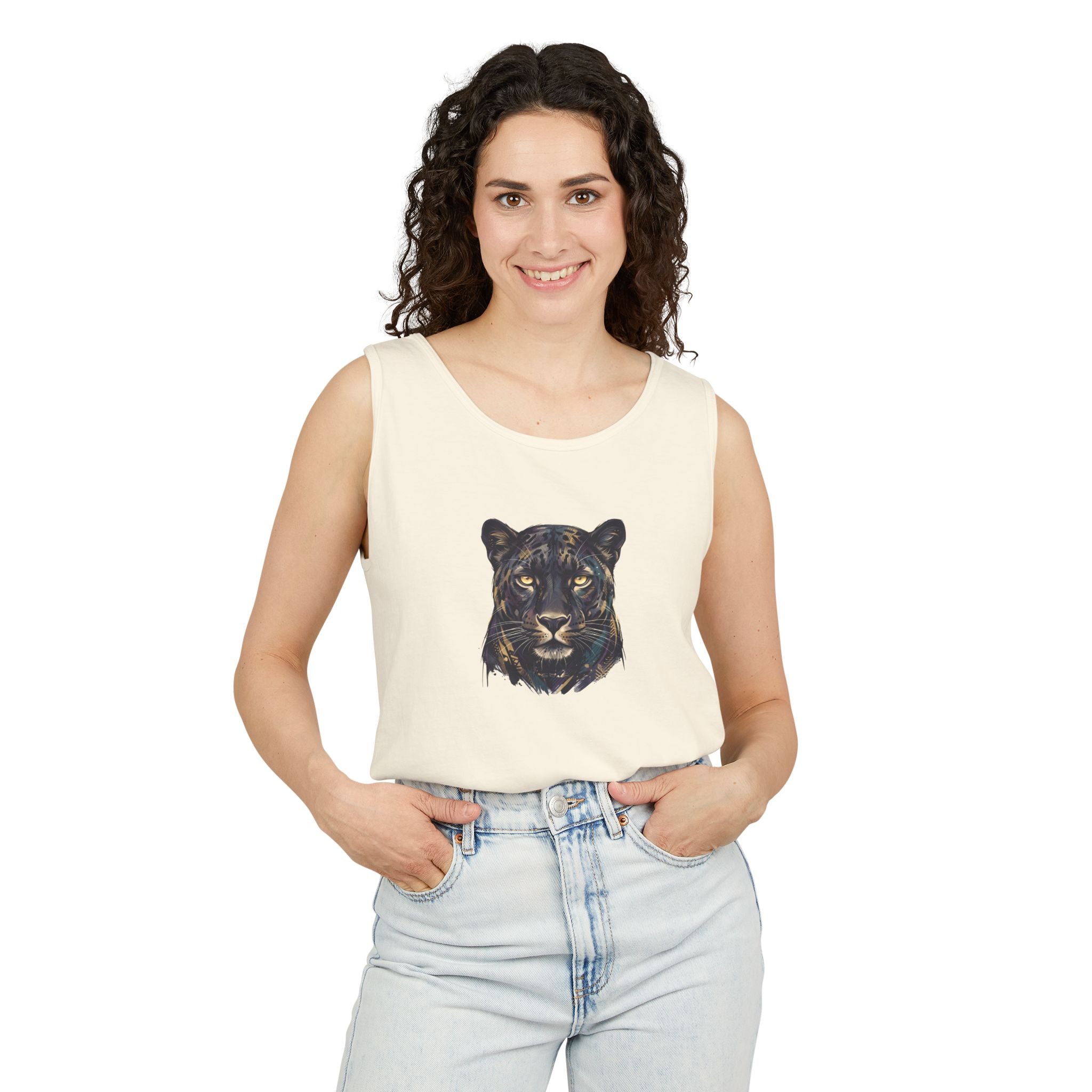 Panther Face Tank Top — FLUX The Party Animal Sanctuary