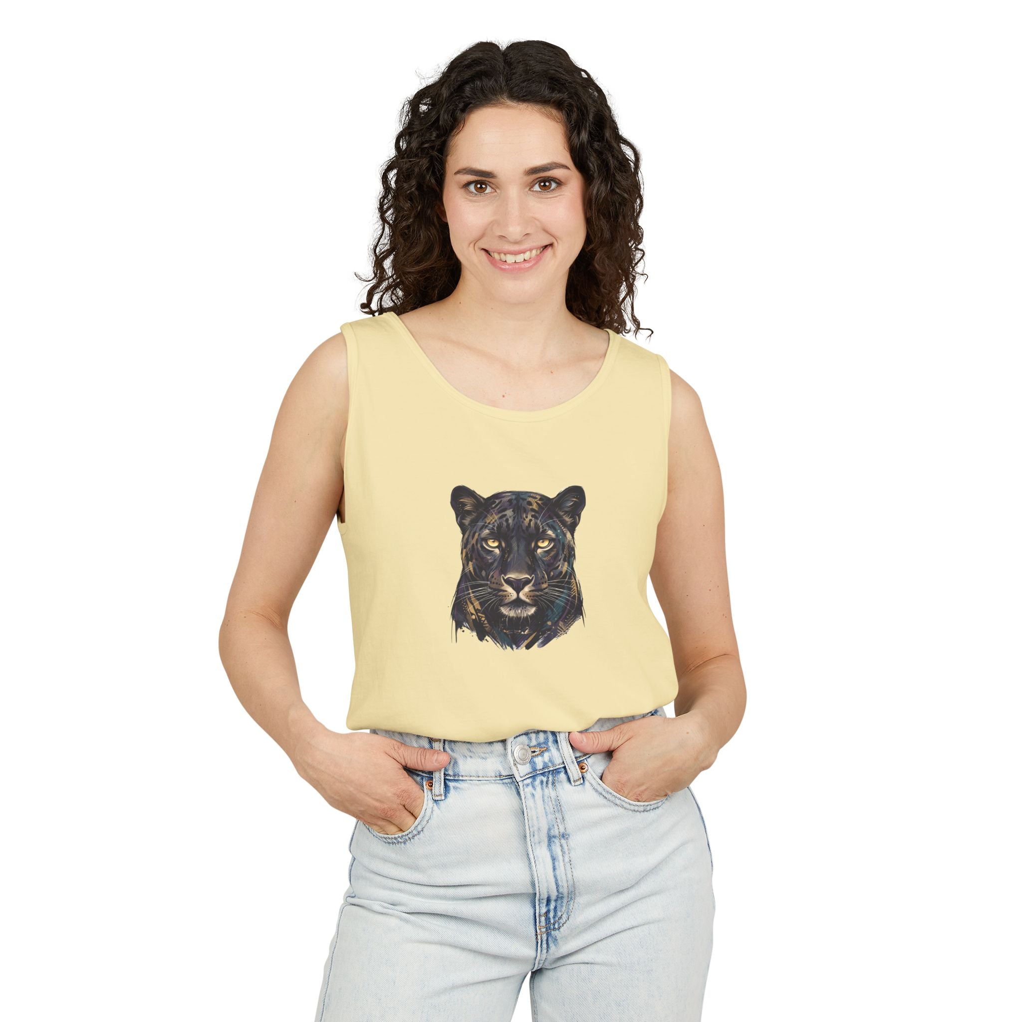 Panther Face Tank Top — FLUX The Party Animal Sanctuary