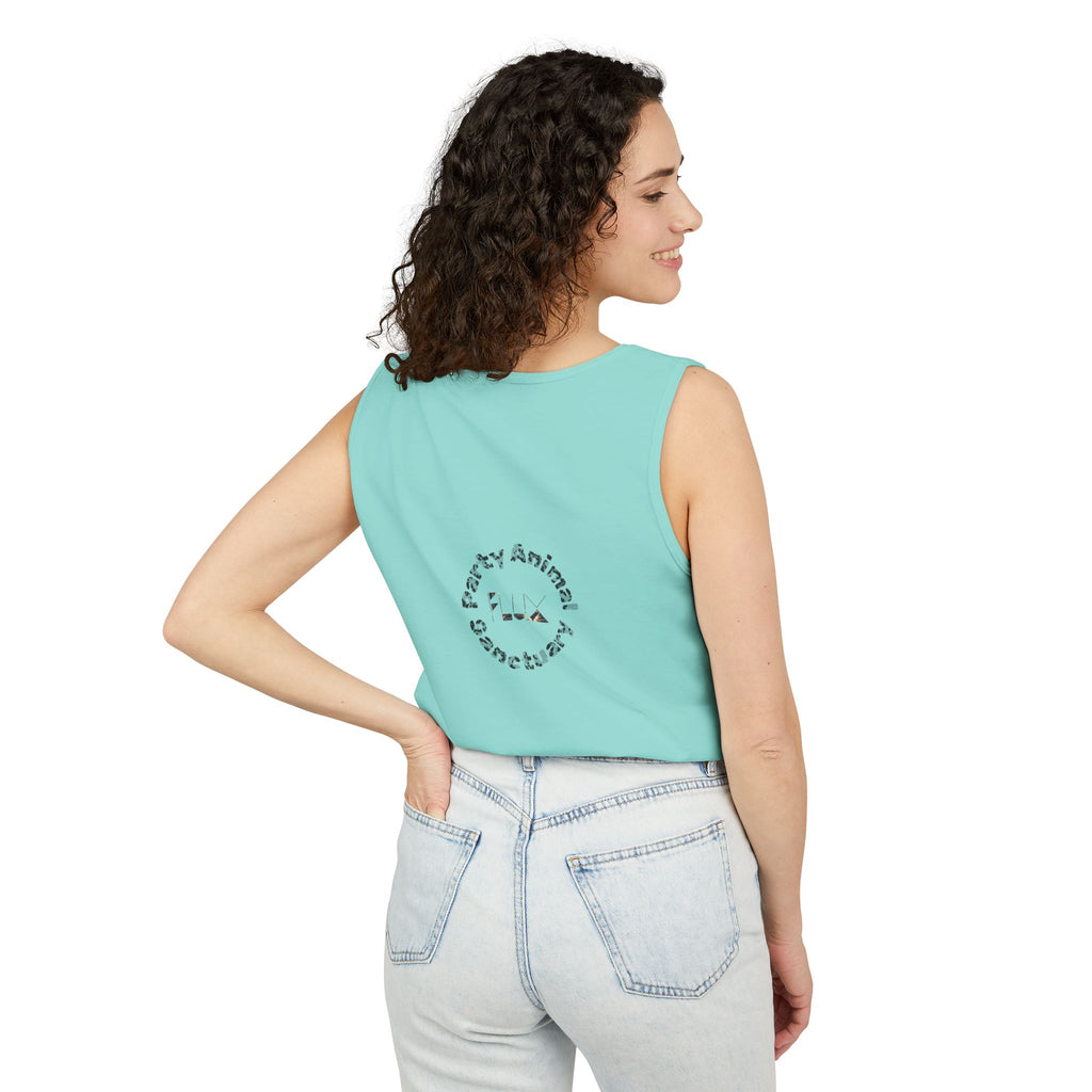 Panther Face Tank Top — FLUX The Party Animal Sanctuary