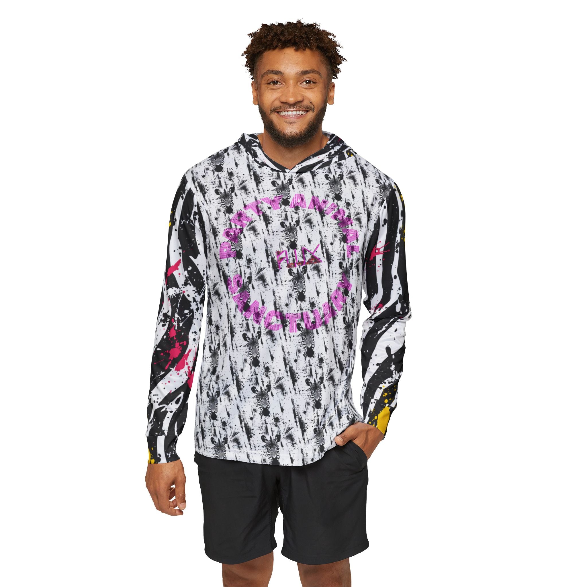 PARTY ANIMAL COLLECTION: Zebra Lightweight Hoodie