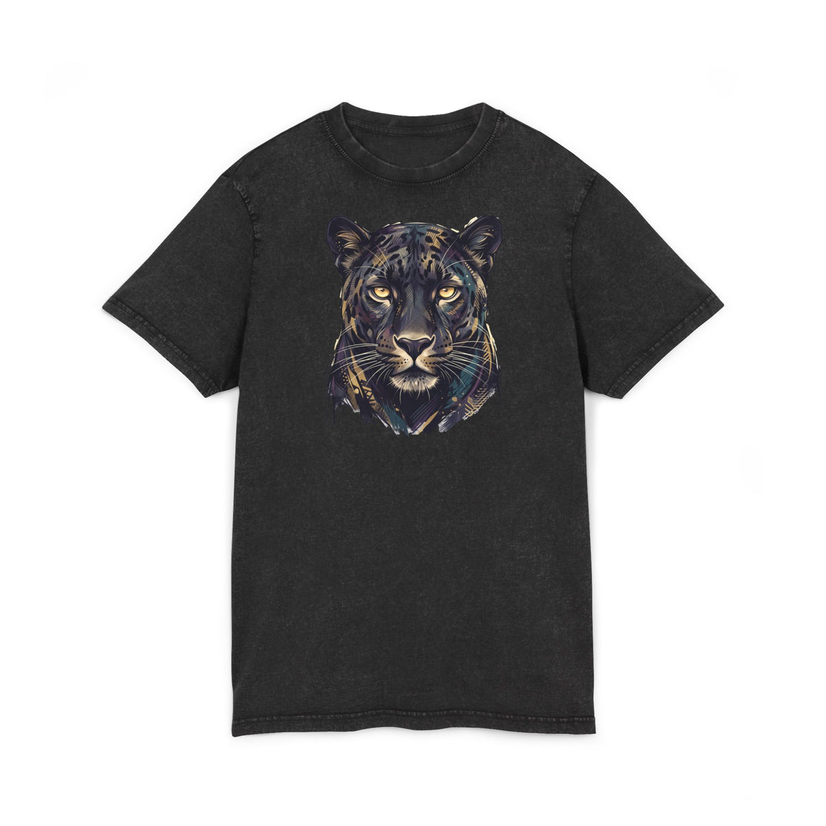 Acid-Wash Panther Tee — 'Party Animal Sanctuary' Vintage Graphic T-Shirt